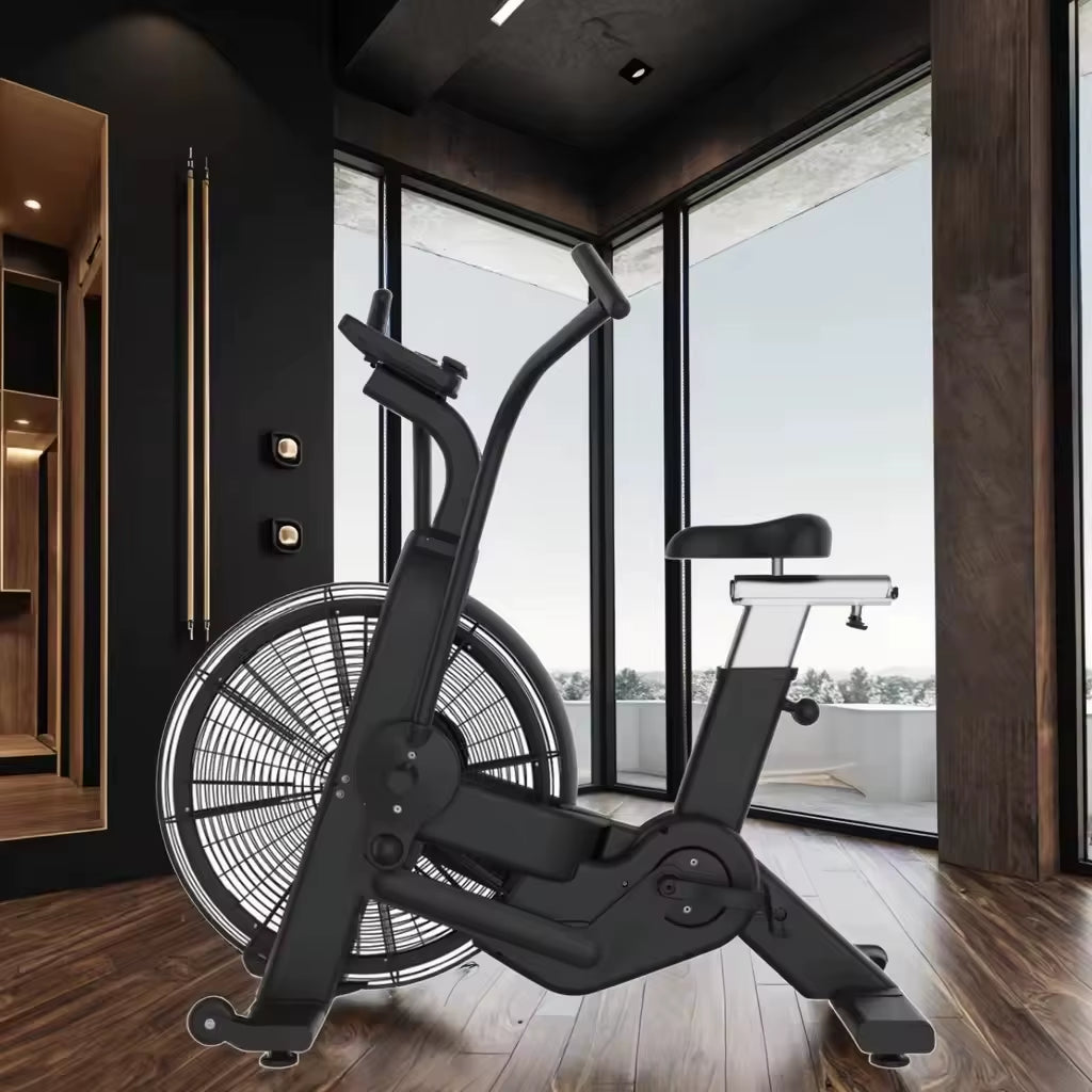 High Quality Customized Air Bike Commercial Vertical Exercise Bike Foldable Spinning Bike for Home Gym Fitness Indoor Sports